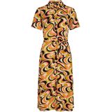 King Louie Olive dress manic spring yellow