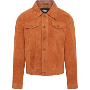 Heren - Trucker - Geitensuède - Leren Jeansjas - Yangon