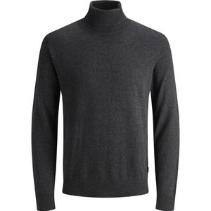 Jack & Jones - Emil Knit Roll Neck - Heren Trui - Grijs