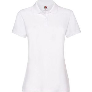 Fruit of the Loom - Dames Premium Effen Poloshirt - 100% Katoen - Korte Mouwen