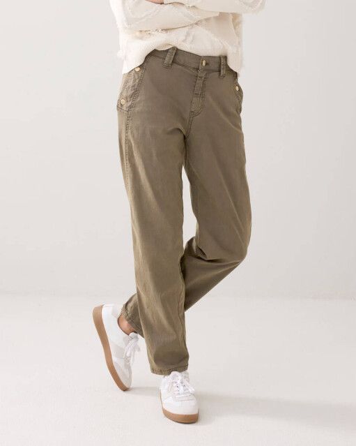Summum - Broek 4s2859-12304 - Khaki - Wandelbroek