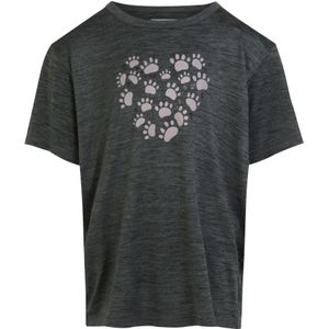 Regatta Kinderen/kinderen alvardo viii paw print marl t-shirt