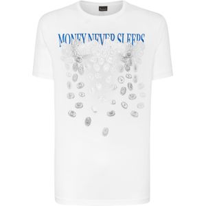 Billionaire - T-shirt - Wit - Katoen - Korte Mouwen