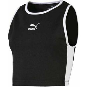 Puma - Crew Neck Classic Fit - Crop Top - Zwart
