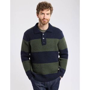 Armor Lux - Polo Lange Mouw 73913 - Donker Groen - Longsleeve