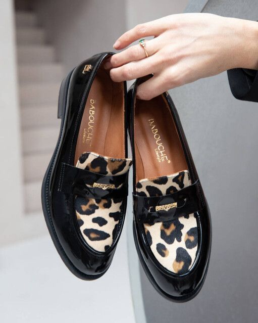 Babouche - G-MEREL-62 - Loafers - Zwart