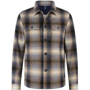State of Art - Overhemd - Ruitpatroon - Aardetinten