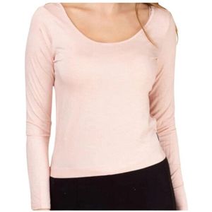 Calvin Klein Dames modal t-shirt met lange mouwen