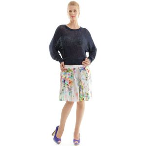 Katoenen Plissé Rok - Gedrukt - Vrouwelijk