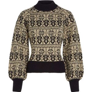 King Louie - Jeanie Top Duchess - Gebreide Trui - Zwart