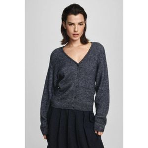 Milania - Hope - Cardigan - Donkergrijs - Omkeerbaar - Oversized Look