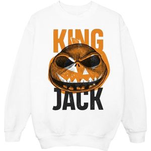 Li-cense Disney heren the nightmare before christmas king jack sweatshirt