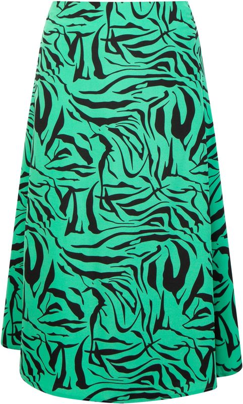 faina Midi-rok met zebraprint caneva