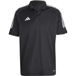Adidas - Poloshirt - Blauw - 100% Polyester - Contraststreep