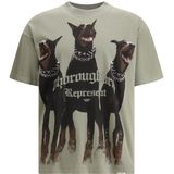 Represent, Heren, Tops, Groen, Maat: XS Katoen,