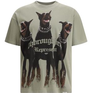 Represent, Heren, Tops, Groen, Maat: XS Katoen,