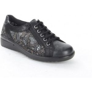 Solidus - 49000-20342 - Veterschoenen - Grijs - Leer