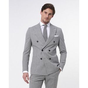 Dutch Dandies - Double Breasted Pak - Lichtgrijs - Herenpak