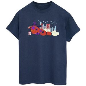 Li-cense - Disney Big Hero 6 - Katoenen T-shirt - Wit - Gedrukt Ontwerp