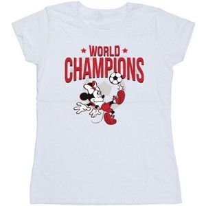 Li-cense Disney dames minnie mouse wereldkampioen katoenen t-shirt