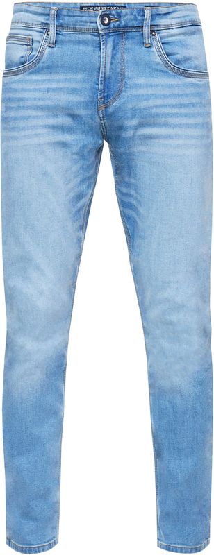 Rusty Neal - MELVIN - Slim Fit Jeansbroek - Lichtblauw - Katoen-Stretch