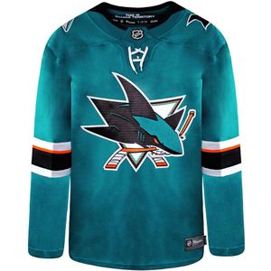 Fanatics - NHL San Jose Sharks - Heren Breakaway Jersey - Teal