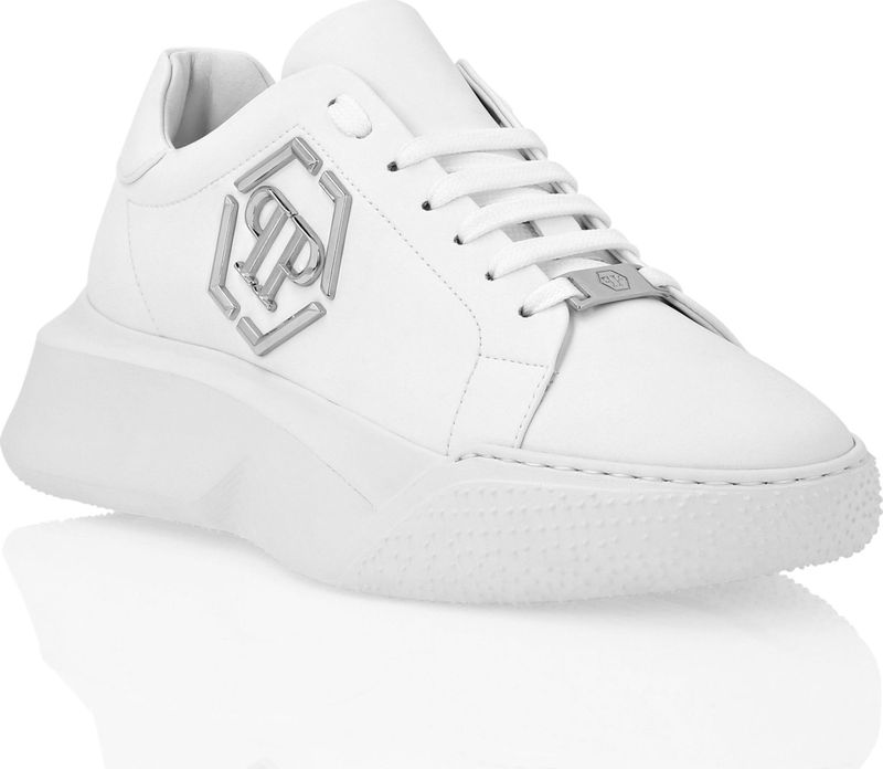 Philipp Plein - Godzilla Runner Hexagon - Sneakers - Wit - Kalfsleer