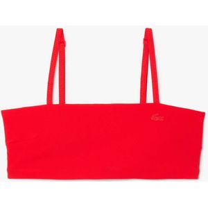 Lacoste - Quick Dry UV Protect - Bralette - Rood - Sneldrogend
