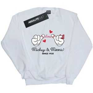 Li-cense Disney heren mickey mouse love hands sweatshirt