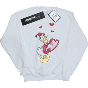 Li-cense Disney heren donald duck liefdeshart sweatshirt