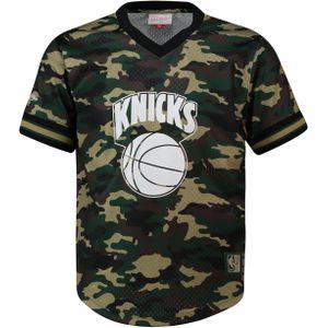 Mitchell & Ness - Camo Mesh T-shirt - Heren - New York Knicks