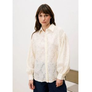 FRNCH Candi blouse pailletten creme