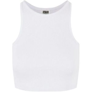 Urban Classics Dames geribde top van organisch katoen