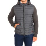 La Martina - TMO005-PL111 - Gewatteerde Jas - Grijs - Met Capuchon