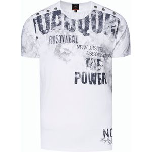 Rusty Neal - T-Shirt - Zwart - 100% Katoen