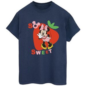 Li-cense Disney dames minnie mouse so sweet strawberry katoenen vriendje t-shirt