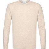 Profuomo - Pullover Crew Neck - Beige - Trui - Wol