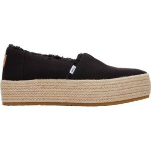 Toms - Valencia - Espadrilles - Zwart - Vegan