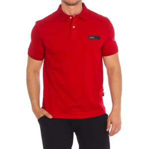 Plein Sport - Polo - Rood - Heren - Katoen - Korte Mouwen