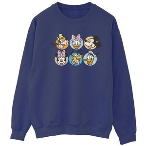 Li-cense Disney dames mickey mouse and friends gezichten sweatshirt