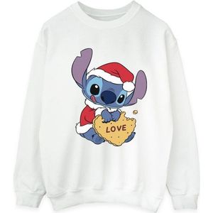 Li-cense Disney heren lilo and stitch kerstmis love biscuit sweatshirt