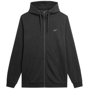 4F - m1466 - Hoodie - Zwart - Volledige Rits