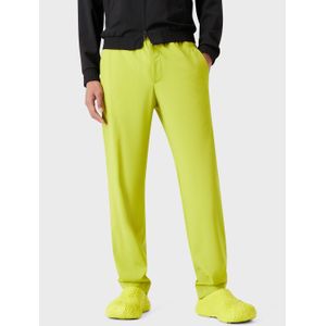 Emporio Armani - Broek - Limoengroen - 100% Scheerwol