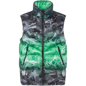 Plein Sport - Padded Vest Neon Amazon Edition - Veelkleurig - Mouwloos Gewatteerd Vest