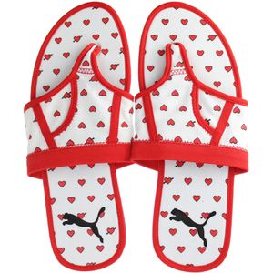 Puma - Brief Case Graphic - Teenslippers - Zwart/Rood