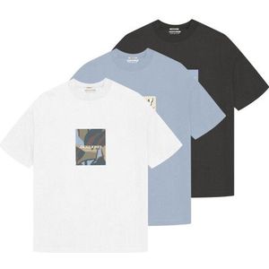 Jack & Jones - Jortavira AOP Tee SS CN FST - T-shirt - 3-pack