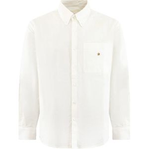 Bram's Fruit - Goud Citroen Oxford Overhemd - Wit - Heren