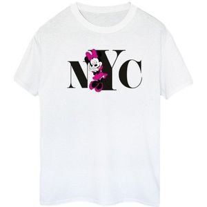 Li-cense Disney dames minnie mouse nyc katoenen vriendje t-shirt