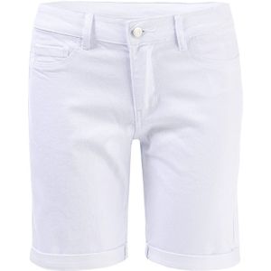 Vero Moda - Hot Seven - Lange Dameshort - Wit - Strakke Pasvorm