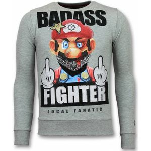 Local Fanatic Mario trui fight club sweater